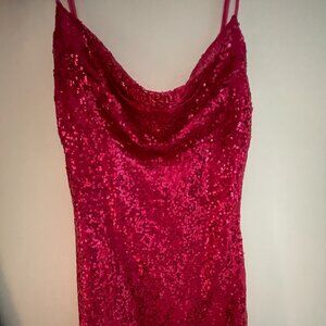 Lucy in the Sky dress - Sequin hot pink - xxsmall - NWOT